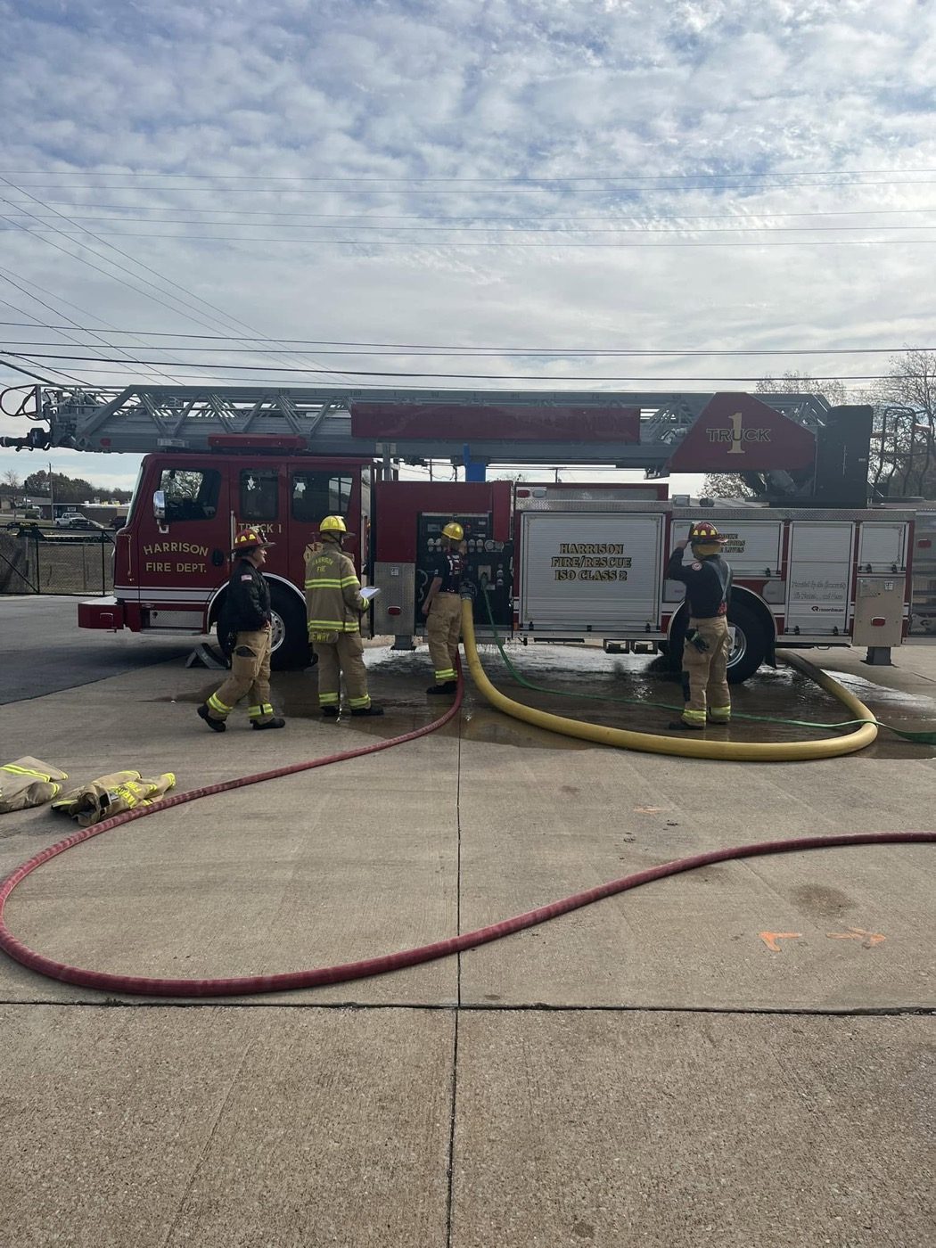 Harrison Fire Department engine